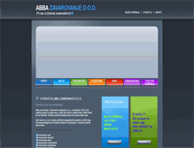 Tablet Screenshot of abba-zavarovanje.si